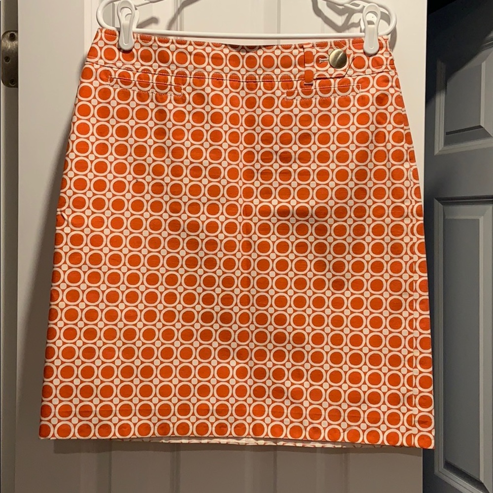 Orange skirt